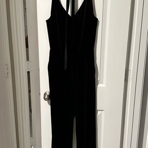 Black Velvet Jumpsuit